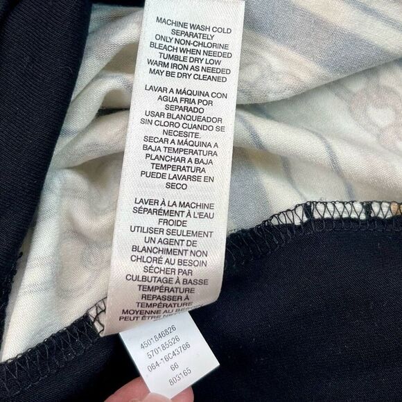 Zenergy By Chico’s Nautical Gold Chain Tunic Top 2 Large 12 - Picture 9 of 9